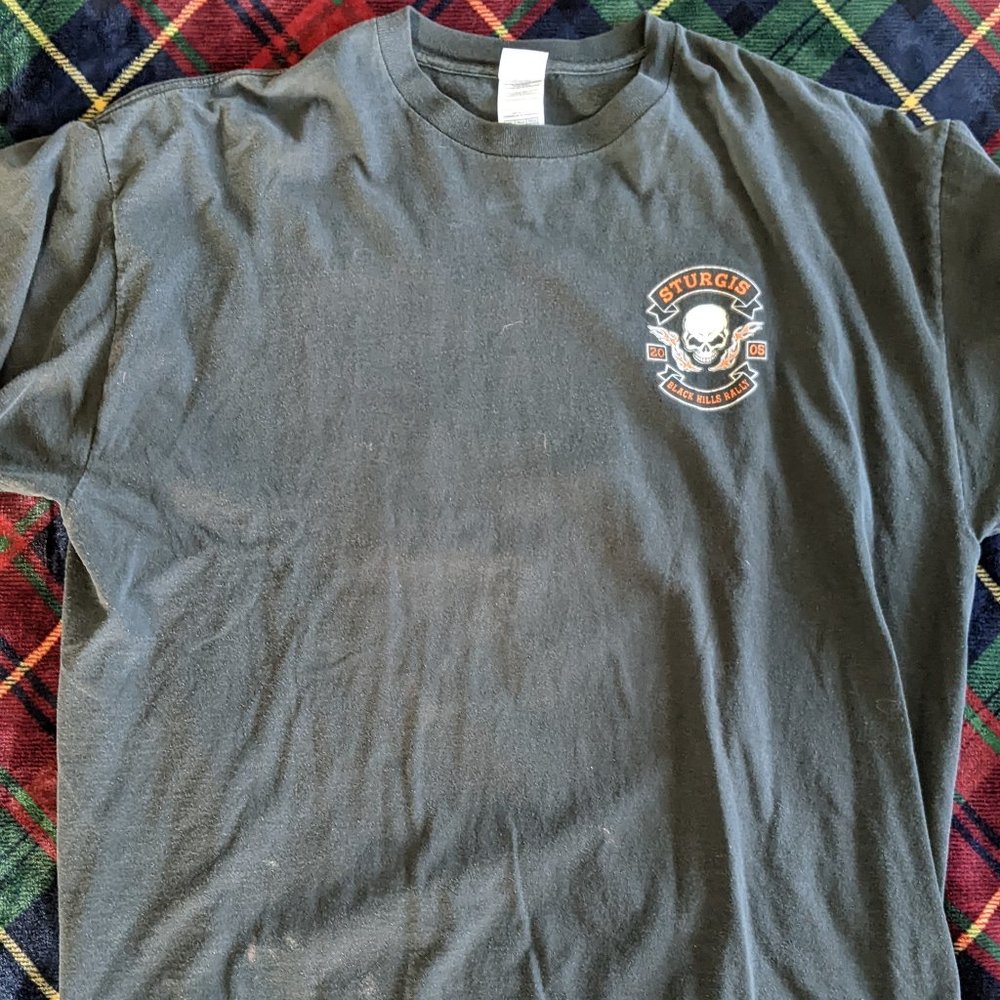 vintage baggy 2005 Sturgis Motorcycle rally tee - 3XL
